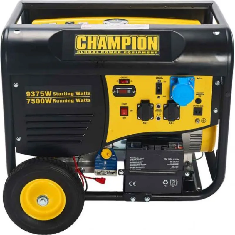 Champion 8000 W Dual Fuel med fjärrkontroll